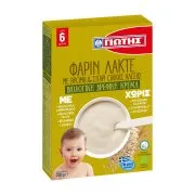 ΓΙΩΤΗΣ Φαρίν Λακτέ με Βρώμη & Σιτάρι Ολικής Άλεσης Βιολογική Χωρίς προσθήκη ζάχαρης 200g