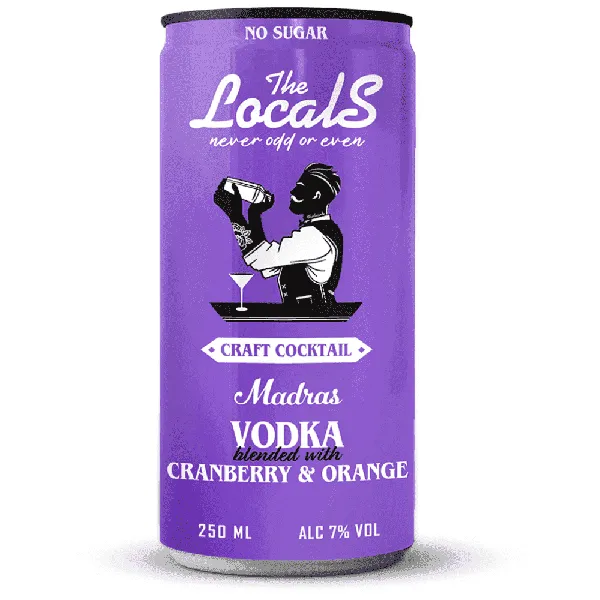 The Locals Cocktail Madras Vodka 250ml