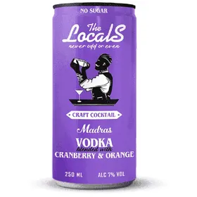 The Locals Cocktail Madras Vodka 250ml