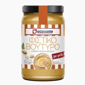 ECONOMY Φυστικοβούτυρο με Μέλι 350gr