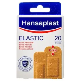 HANSAPLAST Επιθέματα Πληγών Elastic Πολύ Ελαστικά 20 Τεμάχια