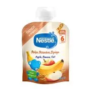 NESTLE Φρουτοπουρές Μήλο Μπανάνα Βρώμη από 6 μηνών Χωρίς προσθήκη ζάχαρης 90g
