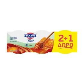 Όλα τα επιδόρπια γιαουρτιού TOTAL με μέλι ή φρούτα 2x150gr ΜΕ ΕΚΠΤΩΣΗ 25%