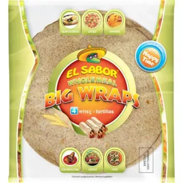 EL SABOR WRAPS ΠΙΤΕΣ 4ΤΕΜ.ΟΛ.ΑΛΕΣ.245ΓΡ.