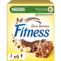Nestle FITNESS® Μπάρες Δημητριακών με Σοκολάτα και Μπανάνα 6 μπάρες*23,5g