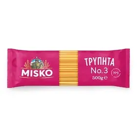 MISKO ΜΑΚΑΡΟΝΙΑ ΤΡΥΠΗΤΑ Nο3 500GR