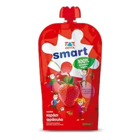 ΔΕΛΤΑ Φυσικός Χυμός Smart Φράουλα Κεράσι