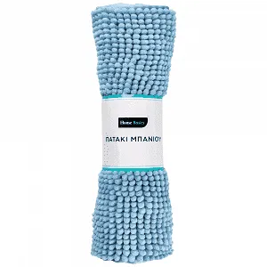 Home Basics Πατάκι Μπάνιου Σενίλ Γαλάζιο 40x60cm