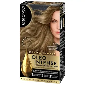 Syoss Oleo Intense Μόνιμη Κρέμα Βαφή Μαλλιών 7-10 Φυσικό Ξανθό