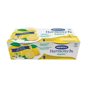 Harmony Επιδόρπιο Γιαουρτιού 1% Λεμόνι 2x170g