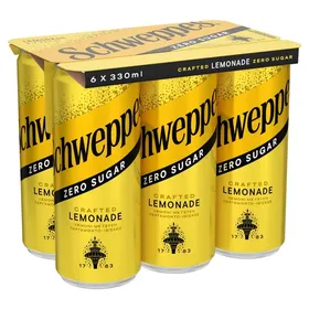 Schweppes Αναψυκτικό Λεμονάδα 6 x 330ml