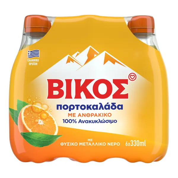 Πορτοκαλάδα ΒΙΚΟΣ 6x300ml