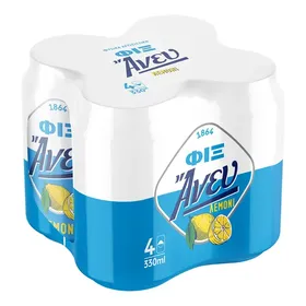 Άνευ lemon μπύρα κουτί 4x330ml