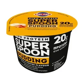 High Protein Super Spoon Πουτίγκα με γεύση Μπανάνα Toffe Χωρίς προσθήκη ζάχαρης