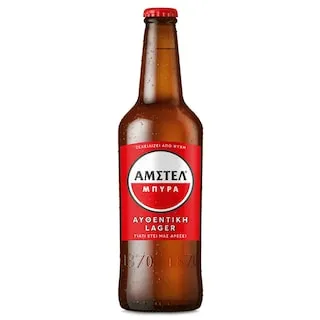AMSTEL Μπύρα Lager Φιάλη 500ml