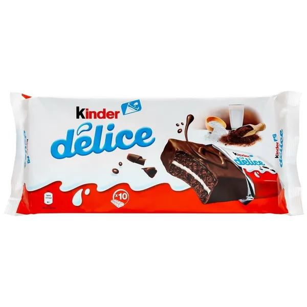Kinder delice ατομικό κέικ 39g (10τεμ.)