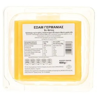 FRESH PACK Τυρί Edam Γερμανίας Φέτες 400g