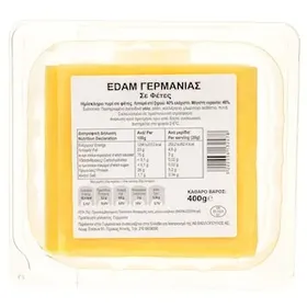 FRESH PACK Τυρί Edam Γερμανίας Φέτες 400g