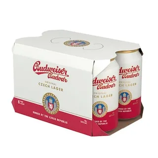 BUDWEISER Μπύρα Lager Budvar Original 6x330ml