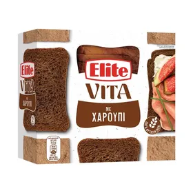 Elite Vita Φρυγανιές με Χαρούπι 250g