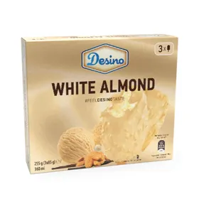 White almond παγωτό ξυλάκι 120ml 3τεμ