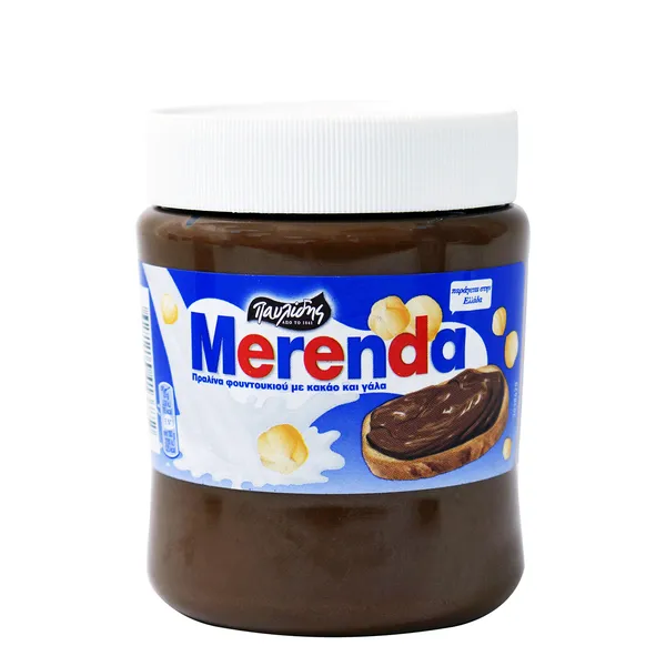 Merenda πραλίνα φουντουκιού με κακάο & γάλα 230γρ.