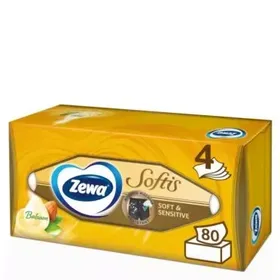 ZEWA SOFTIS SOFT&SENS. ΕΠΙΤ.ΧΑΡ/ΛΑ,4P 80 80 τεμ.