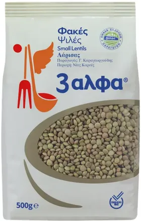 Φακές ψιλές ΟΕΠ 3 ΑΛΦΑ 500gr