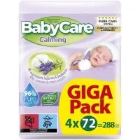 Babycare Calming Μωρομάντηλα Giga Pack 4x72τεμ.