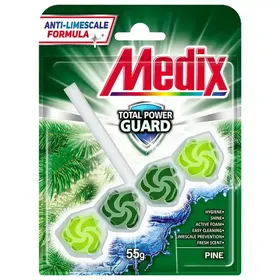 Medix Wc Total Power Guard Στερεό Μπλόκ Τουαλέτας Πεύκο 55γρ.