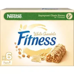 Nestle FITNESS® DELICE Μπάρες Δημητριακών με Λευκή Σοκολάτα 6 μπάρες*22,5g