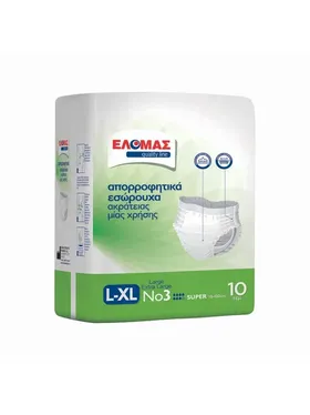 ΕΛΟΜΑΣ εσώρουχο ακράτειας No3 large-extra large 10 τεμαχίων