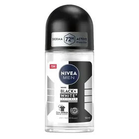 NIVEA MEN Αποσμητικό σώματος Black & White Invisible Original Roll-On 50ml
