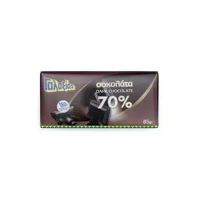 ΓΑΛΑΞΙΑΣ ΣΟΚΟΛΑΤΑ ΥΓΕΙΑΣ 70% ΚΑΚΑΟ 85g