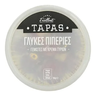 EXCELLENT TAPAS Γλυκές Πιπεριές Γεμιστές με Κρέμα Τυριών 150g