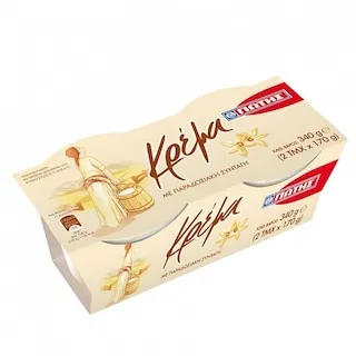 ΓΙΩΤΗΣ Κρέμα Βανίλια Παραδοσιακή 2x170g