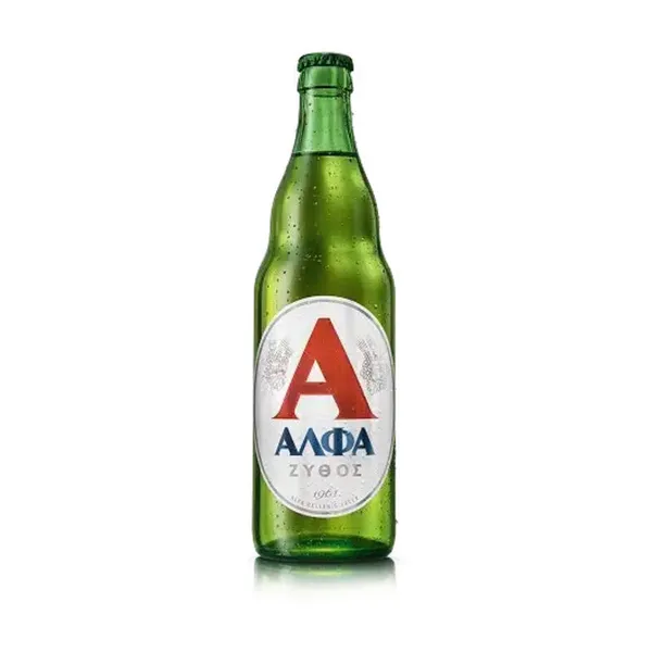 μπύρα lager ελληνική φιάλη