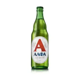 μπύρα lager ελληνική φιάλη