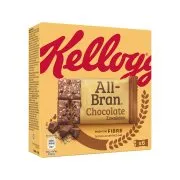 KELLOGG'S All Bran Μπάρες Δημητριακών Σοκολάτα 6x40g