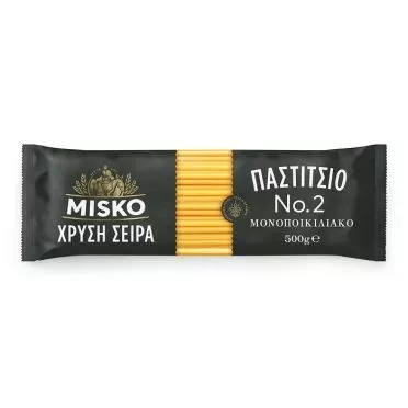 MISKO ΜΑΚΑΡΟΝΙΑ ΠΑΣΤΙΤΣΙΟ Νο2 ΧΡΥΣΗ ΣΕΙΡΑ 500GR