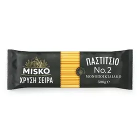 MISKO ΜΑΚΑΡΟΝΙΑ ΠΑΣΤΙΤΣΙΟ Νο2 ΧΡΥΣΗ ΣΕΙΡΑ 500GR