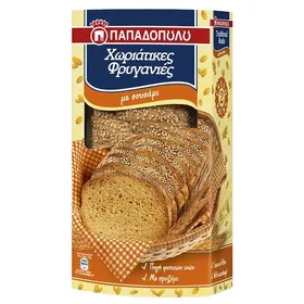 Φρυγανιές χωριάτικες με σουσάμι