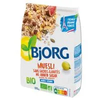Βιολογικό Μούσλι Βρώμης με Φρούτα Bjorg 375g