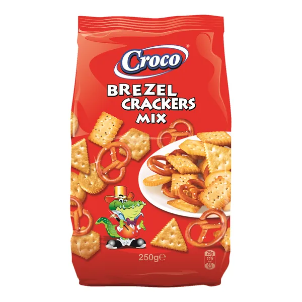Crackers brezel mix CROCO 250gr