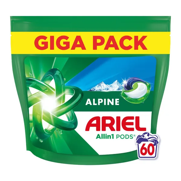 κάψουλες πλυντηρίου ρούχων All in 1 pods alpine