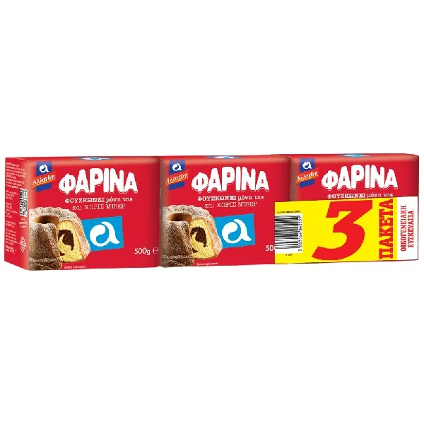 ΓΙΩΤΗΣ Φαρίνα Κόκκινη 3x500g