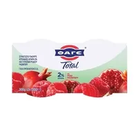 total στραγγιστό γιαούρτι 2% μέλι ή φράουλα ή φρούτα του δάσους ή ρόδι ράσμπερι 2x150γρ.