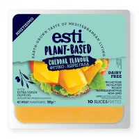 Φυτικό Αναπλήρωμα σε Φέτες με Άρωμα Cheddar Esti 10 Φέτες 180g