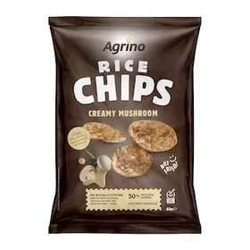 AGRINO Τσίπς Ρυζιού Creamy Mushrooms 60g