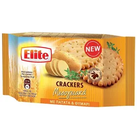Elite Crackers Μεσογειακά Πατάτα & Θυμάρι 105gr